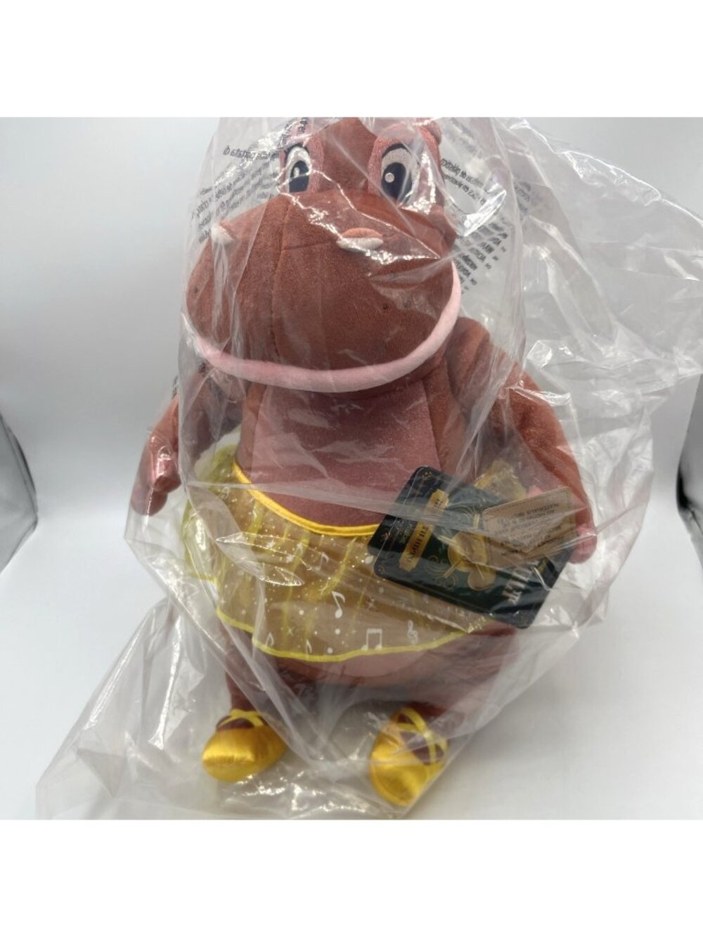 Disney Parks Fantasia Hyacinth Hippo Plush Stuffed Animal 13" NWT